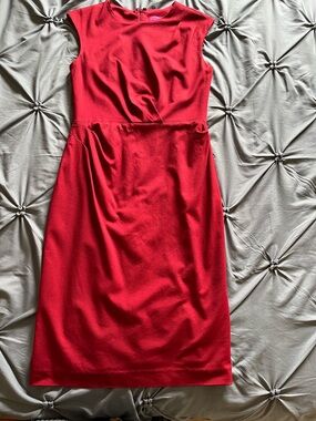 Designer Betsey Johnson burgundy dress